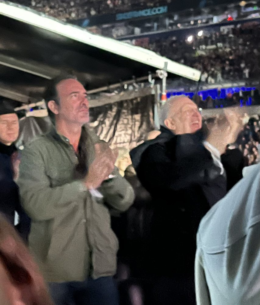 Jean Dujardin et Jean Paul Gaultier - Nevermore - Stade de France - 1er octobre 2024 - Photo : @hacjul