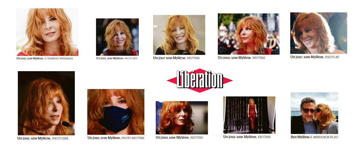 Un jour, une Mylène proposé par le journal Libération durant le Festival de Cannes 2021