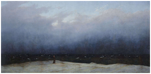 Le Moine au bord de la mer Caspar David Friedrich 1808 1810