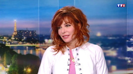 Mylène Farmer dans le JT de TF1 le 11 mars 2018