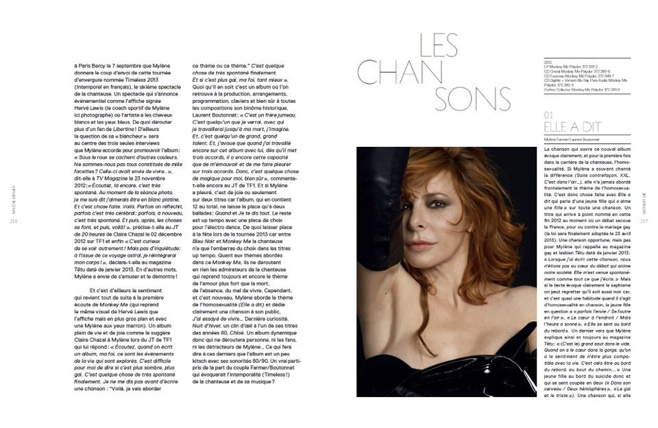 Mylene farmer les mots