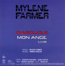 Mylène Farmer Diabolique mon ange Live CD Promo