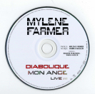 Mylène Farmer Diabolique mon ange Live CD Promo