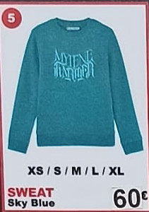 Sweat-shirt Sky Blue