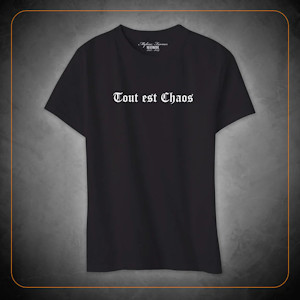 T-shirt Noir Chaos 2024