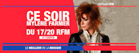 Mylène Farmer invitée du 17/20 RFM le 18 décembre 2018