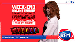 Week-end spécial Mylène Farmer sur RFM pour la sortie des maxis Rolling Stone