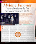 Presse Mylène Farmer - Télé Star - 6 janvier 2020